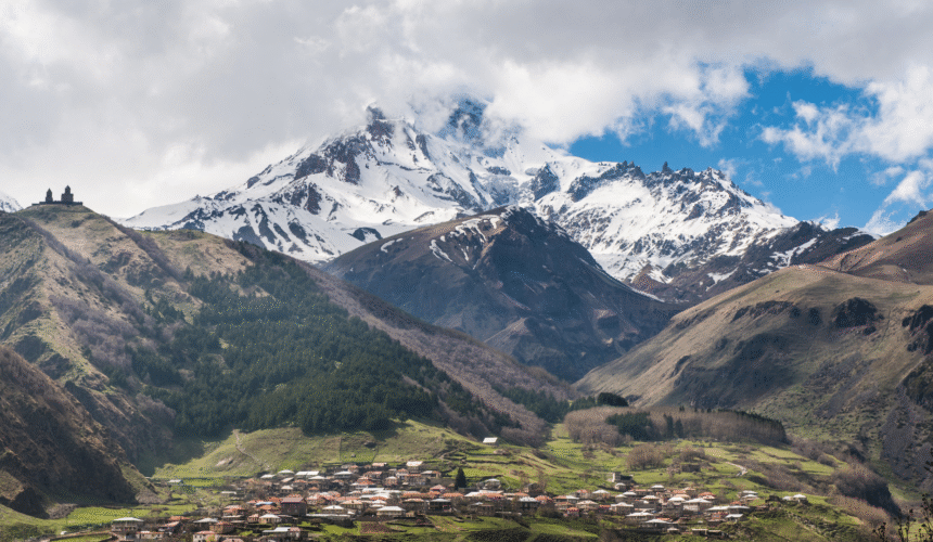 Kazbegi - au-dessus des nuages