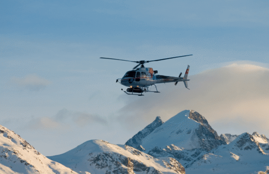 From a Birds Height – a Helicopter Walk over the Mountains of the Caucasus
